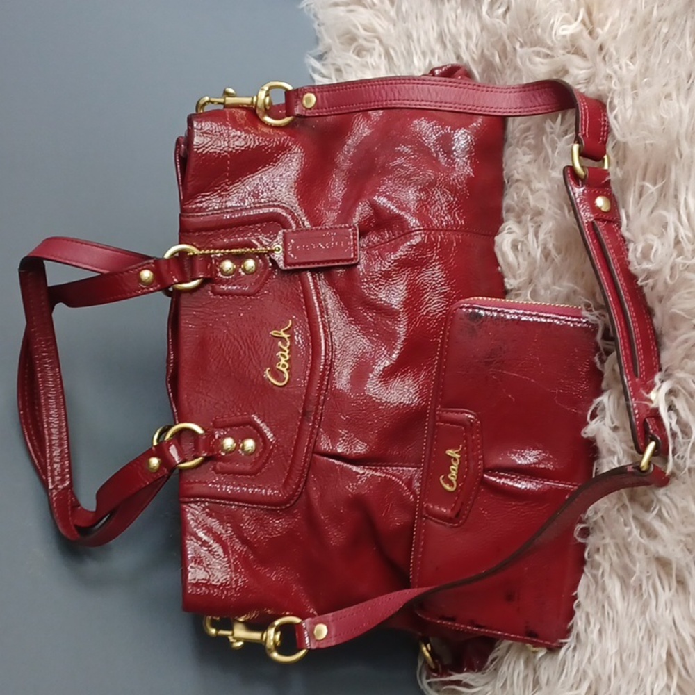 Coach bag / wallet combo